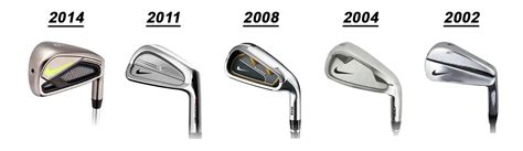 nike golf irons by year.